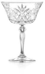 RCR Cristalleria Italiana Melodia talpas pezsgős kehely 26 cl, 6 darabos