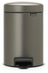 Brabantia PEDAL BIN NEWICON ped. szemetes . 3L PLATINUM-BRABANTIA