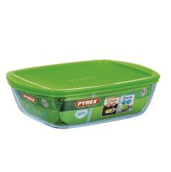 Pyrex COOK&STORE tégl. sütőtál+műa. tető 28x20x8cm 2, 5l