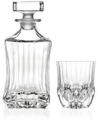 RCR Cristalleria Italiana Adagio kristályüveg whisky szett 7 darabos