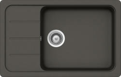 SCHOCK Formhaus D-100LS Asphalt/aszfaltszürke gránit mosogatótálca