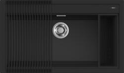 Elleci Best 360 Workstation szett K86 Black granitek mosogatótálca