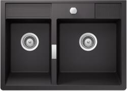 SCHOCK Kallio M-175 Dusk/matt sötétszürke Cristadur Green Line gránit mosogatótálca