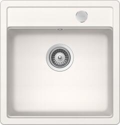 SCHOCK Mono N-100S Polaris/hófehér Cristadur gránit mosogatótálca