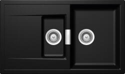 SCHOCK Mono D-150 Magma/metalizált fekete Cristadur gránit mosogatótálca