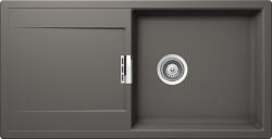 SCHOCK Mono D-100L Silverstone/sötétszürke Cristadur gránit mosogatótálca