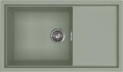 Elleci Sintesi 410 K82 Sage Green inox szűrőkosárral keratek plus mosogatótálca