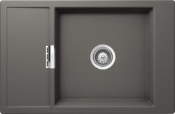 SCHOCK Mono D-100XS Silverstone/sötétszürke Cristadur gránit mosogatótálca
