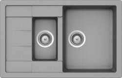 SCHOCK Manhattan D-150S Croma/szürke Cristalite gránit mosogatótálca