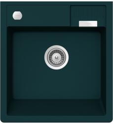 SCHOCK Kallio M-100 Ivy/intenzív sötétzöld Cristadur Green Line gránit mosogatótálca