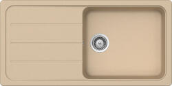 SCHOCK Formhaus D-100L Moonstone/bézs gránit mosogatótálca