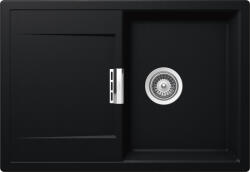 SCHOCK Mono D-100S Puro/mélyfekete Cristadur gránit mosogatótálca