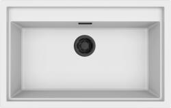 Elleci Sintesi 130 K96 White fekete szűrőkosárral keratek plus mosogatótálca