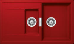 SCHOCK Mono D-150 Rouge/piros Cristadur gránit mosogatótálca