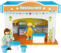 Legler 10852 étterem, kisvendéglő asztali kirakó fababával (10852)