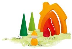 Goki 58427 törpeház fa építőjáték (58427)