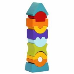Cubika 12862 nagy hajlékony fa torony egyensúlyozó játék (R44734)