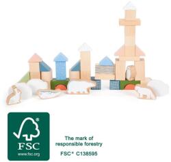 Legler 12443 fa építőkocka készlet Sarkvidéki állatokkal (12443)