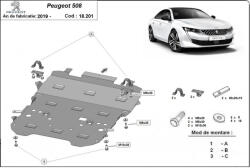 Scut Protection Peugeot 508, 2019-2024 - Acél Motorvédő lemez