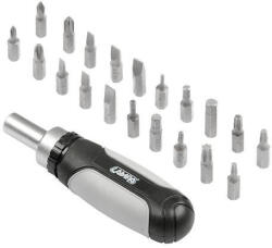 LAMPA 21db-os racsnis bitfejes csavarhúzó készlet