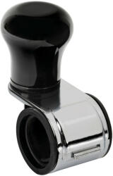 LAMPA Revolve kormánytekerő - fekete és króm, alumínium