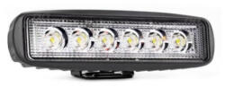  6 LED-es munkalámpa - 160x46mm, terítőfényű - ML-LW5018L