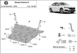 Scut Protection Skoda Octavia 4, 2019-2024 - Acél Motor, váltó és hűtővédő lemez