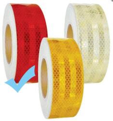  Fényvisszaverő szalag 45m piros