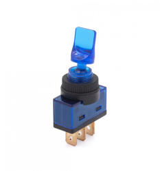 AE Világító billenőkapcsoló - világoskék - 12V 10A