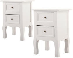 Timeless Tools 2 darabos éjjeliszekrény szett, fehér