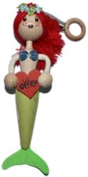  Rugós figura - vörös hajú sellő