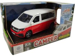 Kidsglobe VW Transporter Camper Fém Kisautó 13, 5 cm