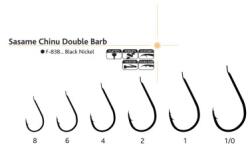 SASAME Ace pescuit Sasame Chinu Double Barb 1/0 (SasameCDB)