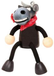  Rugós figura (bika, fekete)