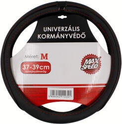 Maxspeed kormányvédő - piros varrás, fekete - 37-39cm