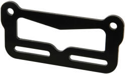 LAMPA alumínium rendszámtartó fekete