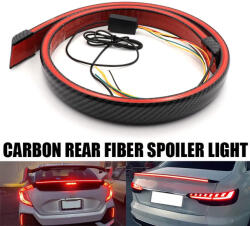 MAXSPEED Spoiler LED hátsó világítással - karbon