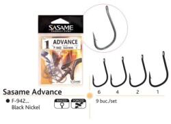 SASAME Ace pescuit Sasame Advance, black nickel, 9 buc/set 1 (F942)