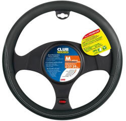 LAMPA Club - kormányvédő, műbőr, 37-39cm, fekete színű
