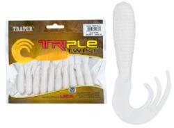 Traper Triple Twist Traper de 60mm si 90mm/ set 10 buc Rosu 90mm (Triple Twist Traper)