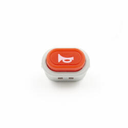 Kürt nyomógomb - piros - 2 lábú, 250V 6A