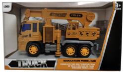 Teherautó, munkagépes, lend. , kampós, 24x14 cm dob