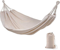 Timeless Tools Kétszemélyes függőágy 150kg-os teherbírással - bézs