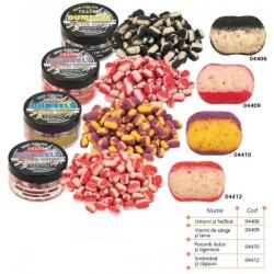 Traper Pelete DUO COLOR scufundatoare 8/10mm Traper, 50 g Smantana si capsuni (PDCS)