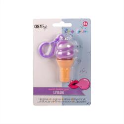 Canenco ! Candy szájfény fagyis kulcstartóban - lila, rágógumi ízű