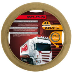 LAMPA Kormányvédő Soft Touch, 49-51cm - bézs