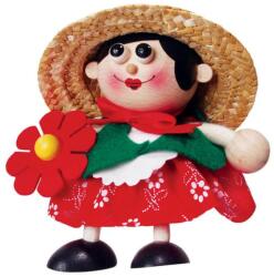  Rugós figura (virágárus lány)