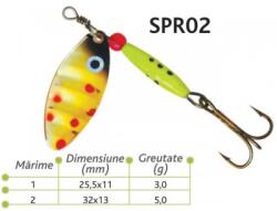 Baracuda Lingurite rotative Spr 02 Baracuda 3g/5g 3g (Spr 02 r)