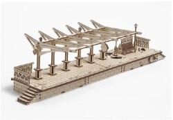 UGears Vasútállomás - mechanikus modell