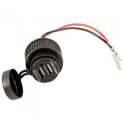 Carpoint Beépíthető dupla USB töltő aljzat - 12/24V - 2100mA